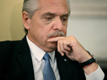 El presidente de Argentina, Alberto Fernández