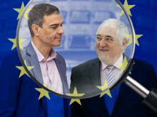 Pedro Sánchez y Cándido Conde-Pumpido
