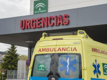 Una ambulancia del 112 Andalucía, en una imagen de archivo