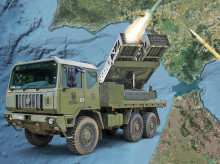 La recreación muestra los sistemas lanzamisiles Himars y Puls, adquiridos por Marruecos, con alcance a buena parte de Andalucía