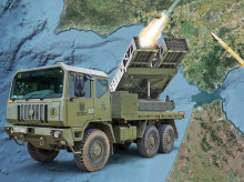 La recreación muestra los sistemas lanzamisiles Himars y Puls, adquiridos por Marruecos, con alcance a buena parte de Andalucía