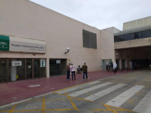 Acceso al Hospital General del Reina Sofía de Córdoba