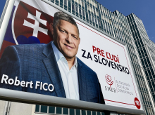 Cartel Robert Fico, ex primer ministro eslovaco