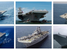 Los seis portaaviones que se desplegarán en el mar Adriático