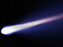 Ilustración de un cometa