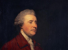 Retrato de Edmund Burke