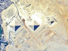Las pirámides vistas desde la estación espacial internacional