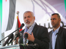 Ismail Haniyeh, líder político del grupo terrorista Hamás