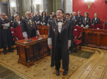 El fiscal general del Estado, Álvaro García Ortiz tras tomar posesión de su cargo en el Supremo