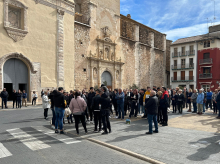 Minuto de silencio guardado en Algemesí (Valencia) tras el atropello mortal de una chica de 16 años