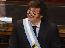 El presidente argentino Javier Milei