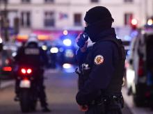 Policía francesa en París