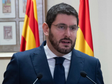 Alejandro Nolasco, vicepresidente primero de Aragón y líder de Vox en la región