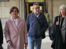 El ex secretario general de UGT-A Francisco Fernández Sevilla, a su llegada al juicio, en una imagen de archivo