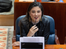 La portavoz de Más Madrid en la Asamblea, Manuela Bergerot