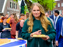 Amalia de Holanda en los actos de celebración del Día del Rey