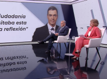 Xabier Fortes y Marta Carazo entrevistaron este lunes a Pedro Sánchez