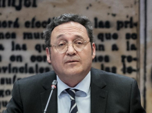 El fiscal general del Estado, Álvaro García Ortiz, en el Senado