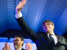El expresidente de la Generalitat de Cataluña y candidato de Junts+ a las elecciones catalanas