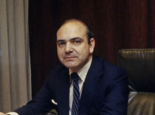 El exministro Ignacio Bayón en 1980