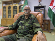 El líder del Frente Polisario, Brahim Gali