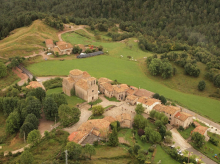 Vista aérea de Sant Jaume de Frontanyà.