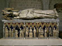 Sepulcro de San Narciso, en la iglesia de San Félix, en Gerona.