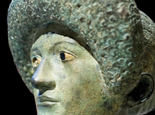 Detalle de la 'Dama Flavia', una de las piezas exhibidas.