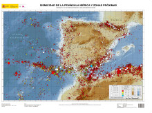 Sismicidad de la Península Ibérica y zonas próximas