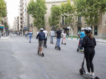 Los patinetes cada vez son más habituales en las ciudades españolas