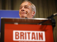 Líder del partido británico Reform UK, Nigel Farage