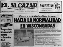 El periódico 'El Alcázar' desapareció en el año 1987.