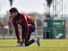 José Manuel Calderón en un entrenamiento