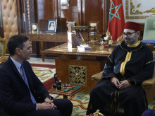 El presidente del Gobierno, Pedro Sánchez se reúne con el rey Mohamed VI de Marruecos