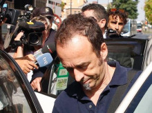 Francesco Arcuri, ex de Juana Rivas, a la llegada a los juzgados de Granada en 2017