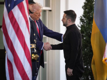Donald Trump recibe a Zelenski