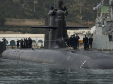 El submarino S-81 Isaac Peral ha comenzado su primera navegación nacional desde el Arsenal de Cartagena