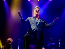 Loquillo durante un concierto en Madrid