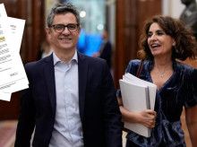 Los ministros Félix Bolaños y María Jesús Montero