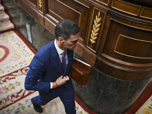 Pedro Sánchez, durante su comparecencia del miércoles en el Congreso