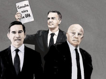 Los presidentes de BBVA y Sabadell aguardan saber qué será de ellos.