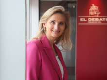 Paloma Martín, en la redacción de El Debate