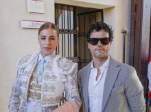 Miguel Abellan y Olga Casado a Feria de Pedro Romero 2023 en Ronda. 01/09/2023