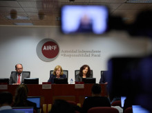 La presidenta de AIReF, Cristina Herrero.