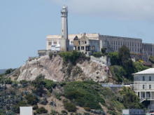 La prisión de Alcatraz en la bahía de San Francisco