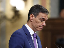 Pedro Sánchez interviene durante una sesión de control al Gobierno en el Congreso de los Diputados