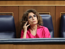 La vicepresidenta primera y ministra de Hacienda, María Jesús Montero.