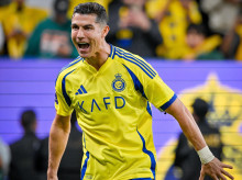 Cristiano Ronaldo celebra un gol esta temporada con el Al-Nassr