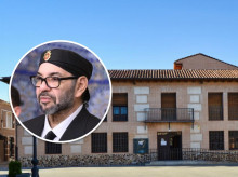 Montaje del Ayuntamiento de El Casar y Mohamed VI