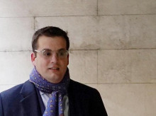 El letrado mayor de las Cortes de Castilla y León Marcos Herrero, a la llegada a los juzgados